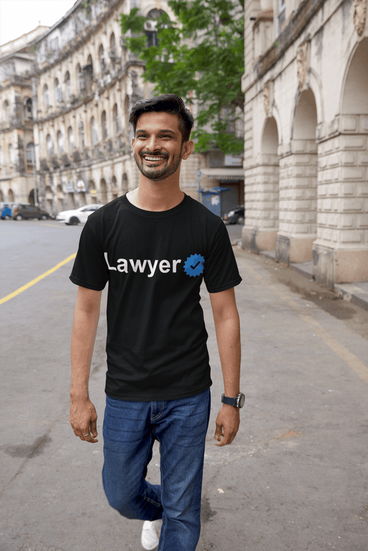"Verified Lawyer" Oversized Cotton Tee