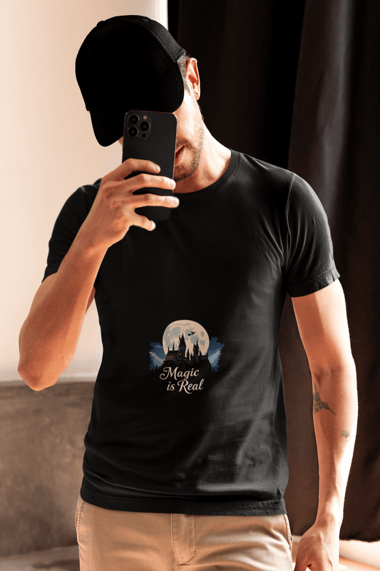 Hogwarts Full Moon Nightscape T-Shirt – Mystical Wizarding World Tee
