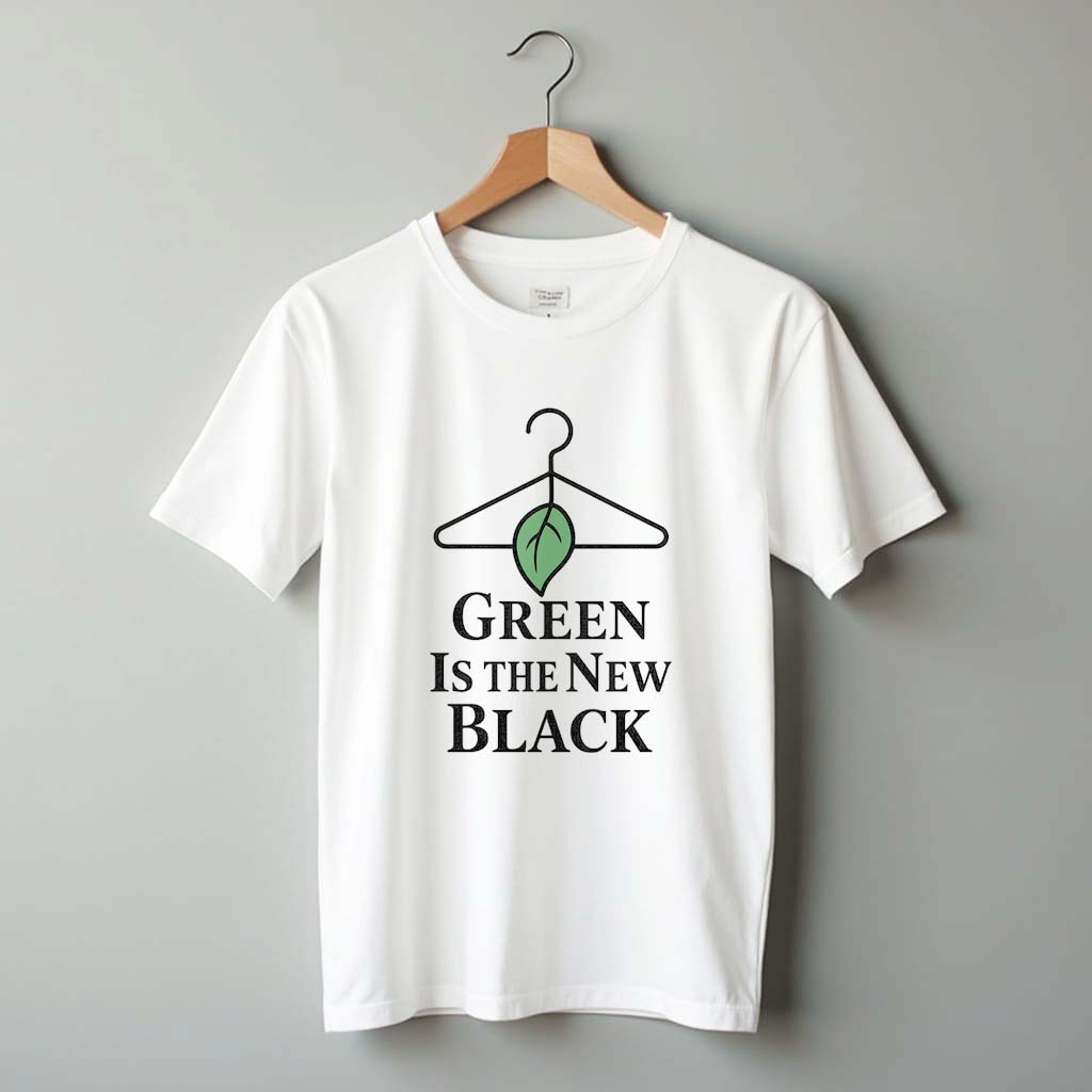 Green Is the New Black – Eco Chic Oversized T-Shirt - Bolitee.in