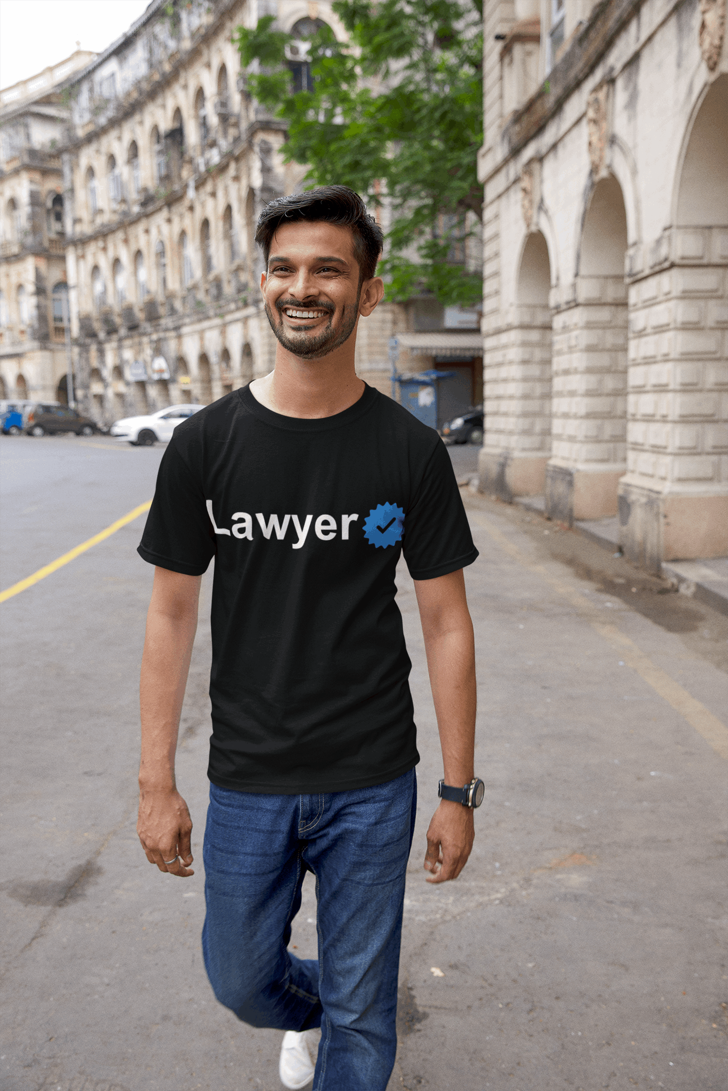 "Verified Lawyer" Oversized Cotton Tee
