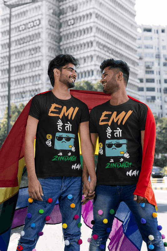 EMI Hai Toh Zindagi Hai – Desi Meme T-Shirt