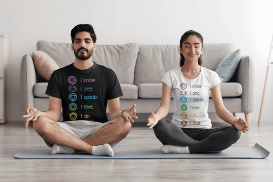 "Chakra Bloom" | Watercolor Floral Yoga T-Shirt 🎨🧘‍♂️