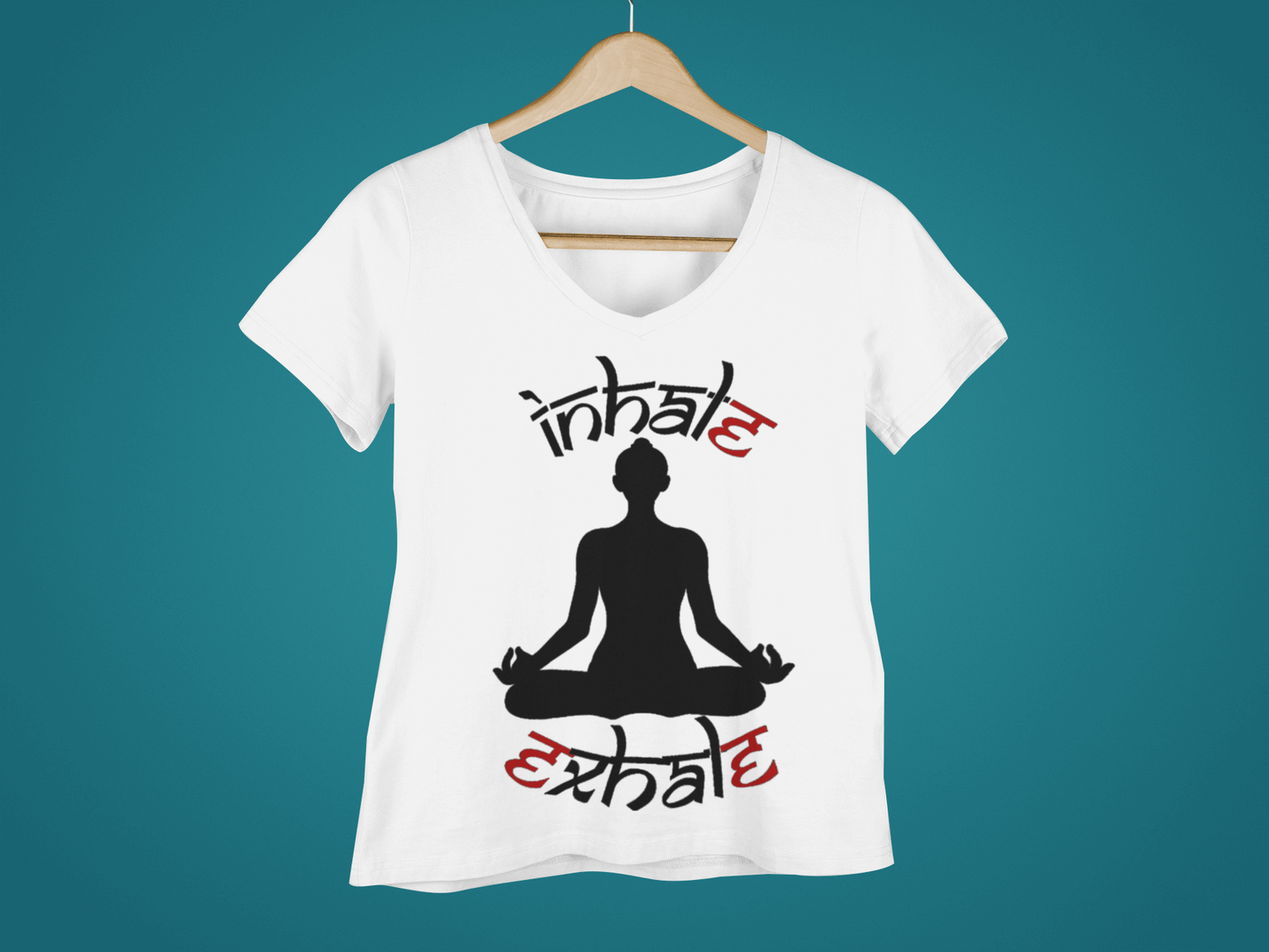 "Breathe In, Zen Out" | Minimalist Yoga T-Shirt for Mindful Souls 🧘‍♀️