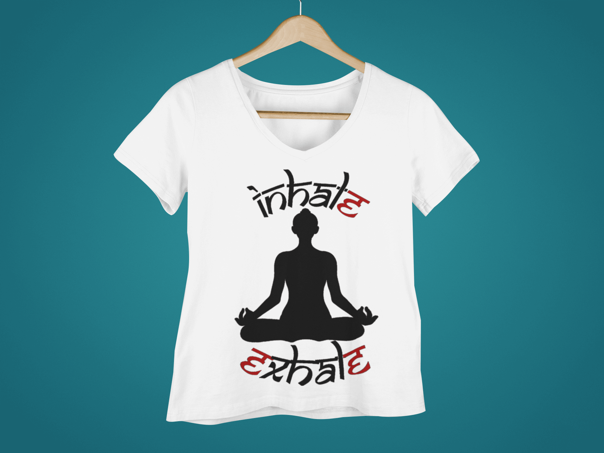 "Breathe In, Zen Out" | Minimalist Yoga T-Shirt for Mindful Souls 🧘‍♀️